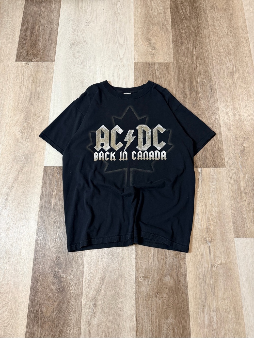 2000s AC/DC Back In Canada Tour Graphic Tee